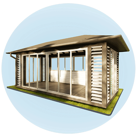 Раздел Застекленные беседки