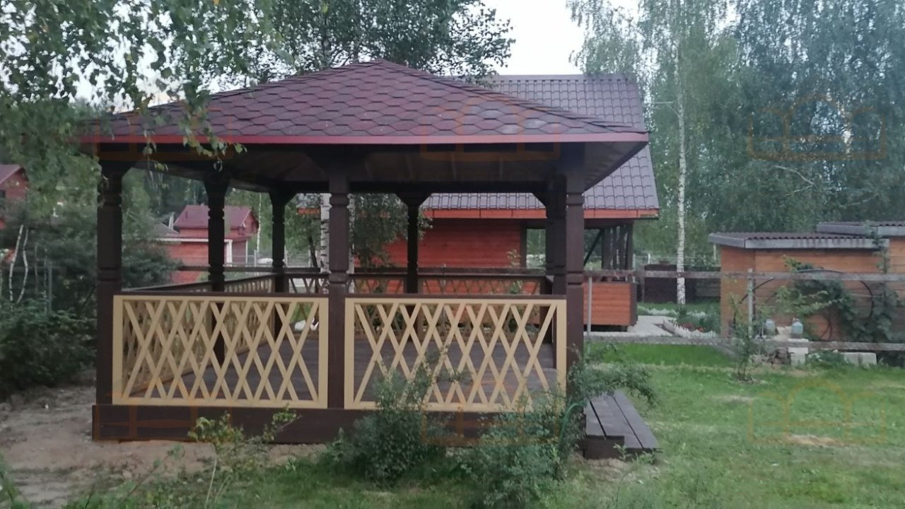 Деревянная беседка АТЛЕТ — Фото 3